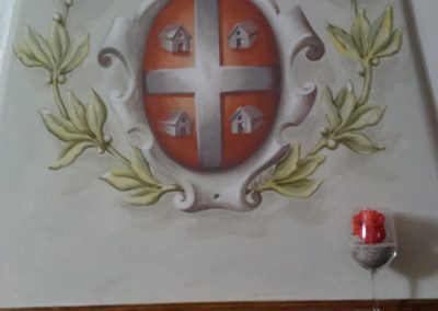 Caminetto personalizzato, dettaglio